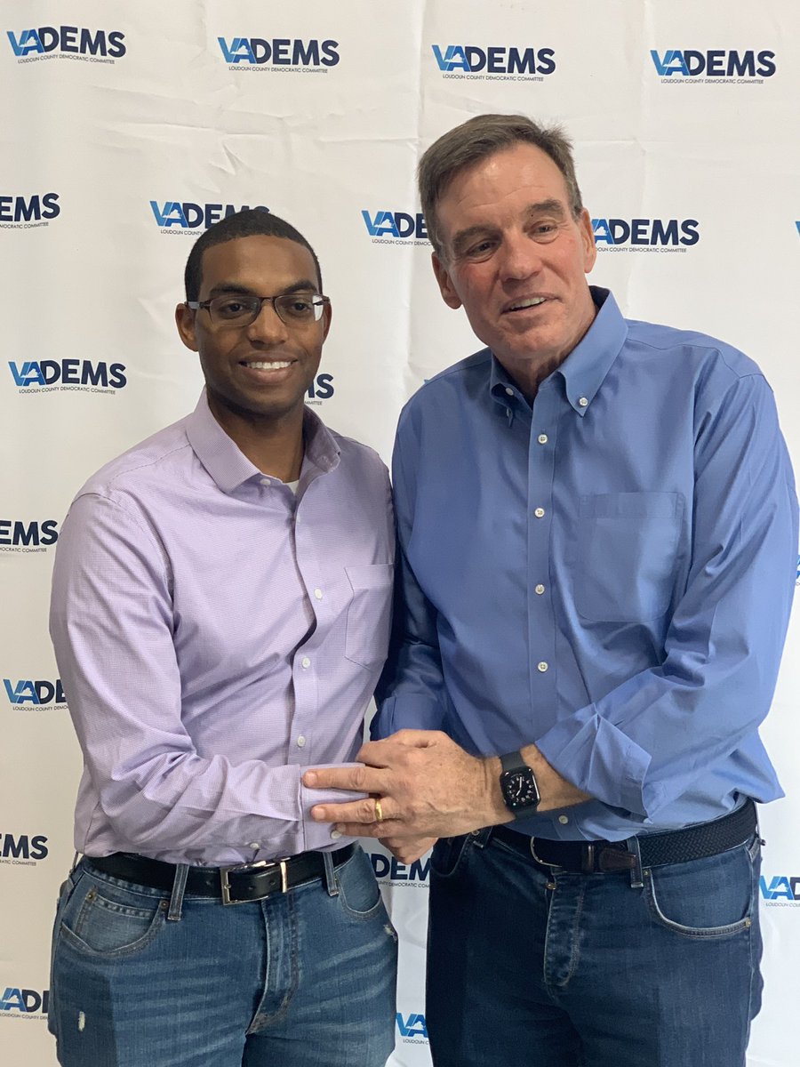 JustinPHannah's tweet photo. @MarkWarner did a great job rallying the troops today! Just 10 more days to go and we can vote to make Loudoun and Virginia a brighter place for our children! https://t.co/6XUw0v8dua