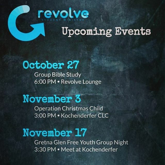 REVOLVESTUDENT's tweet photo. Join us... We hope to see you there! https://t.co/ZQ9zIQCrUM