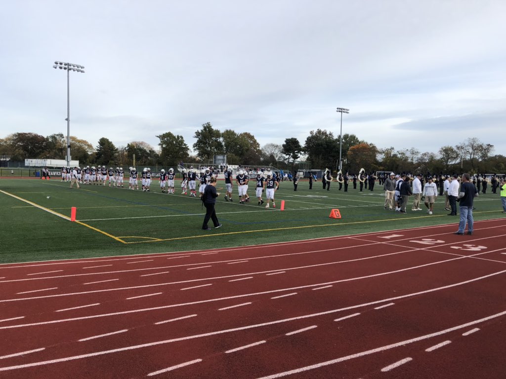 GuidancePob's tweet photo. Hawks lookin’ ready for a big 2nd half! Let’s GO! #Homecoming #POBJFKHS @GuidancePob @POBATHLETICS https://t.co/iuzKRr6Pea