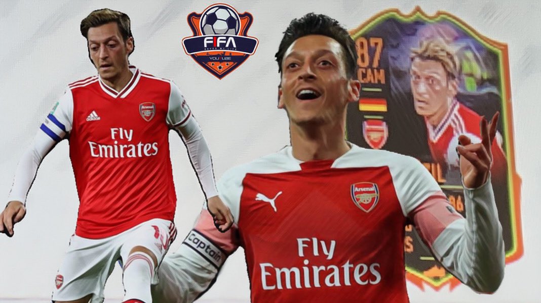 fifasavedmylife's tweet photo. Is Ozil worth the grind? #fifa20 #ozil #screamcard https://t.co/oP5aboCBid https://t.co/cNKW9gwWfa