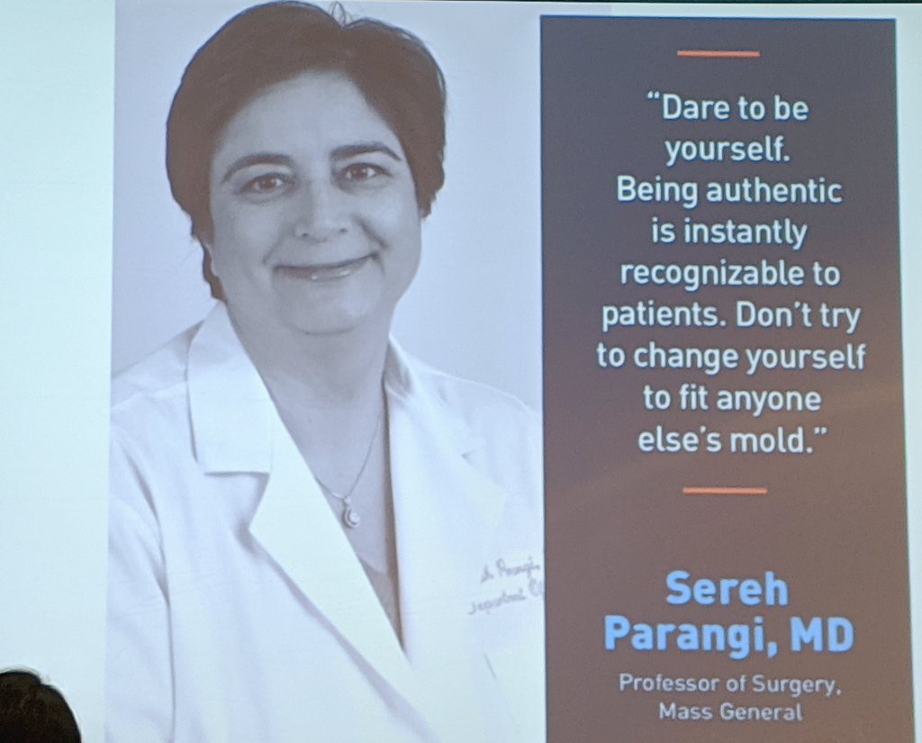 "Whether it's loud and proud, or soft and slow, every woman in this room is changing the culture of American surgery". A wonderful message and affirmation from the legendary @SarehParangiMD . #AWS2019 #ILookLikeASurgeon #AWSatACS