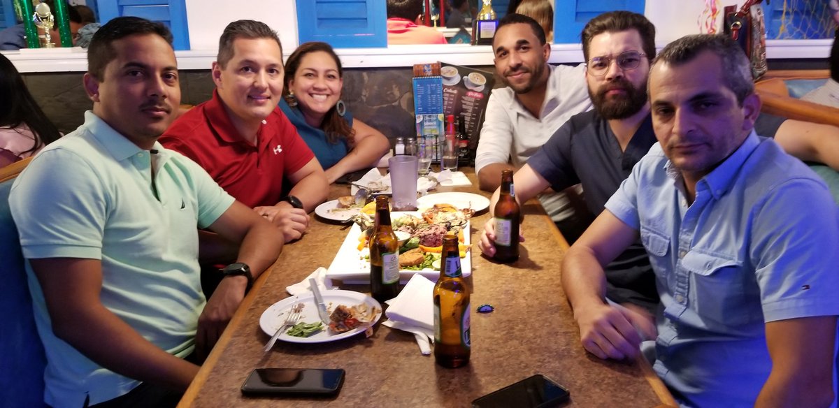 JosephHsuMD's tweet photo. Final meal last night with team. #notroughingit
#RESTORE
@MirnaOchoa13
@AaronBrandt42
@G3RSONV
Daniel Vallecillo
Guillermo Ramos https://t.co/nn4CbY6Wk0