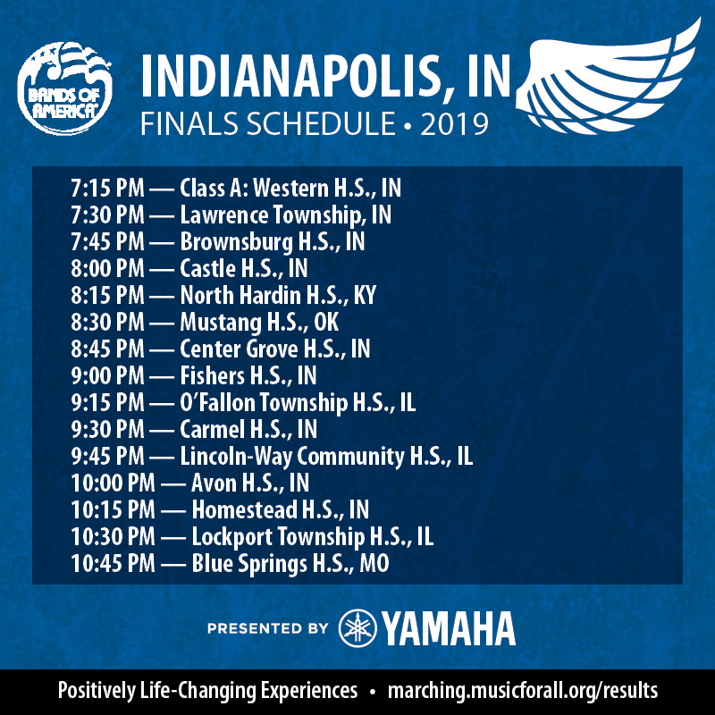 BANDSOFAMERICA's tweet photo. Congratulations to all who performed yesterday and today at the Indianapolis Super Regional Championship! 
Don’t forget to head to the online store for PepWear’s flash sale! Get yours before they’re gone at https://t.co/ukcKfymxMH. https://t.co/FZWrHgkWYC