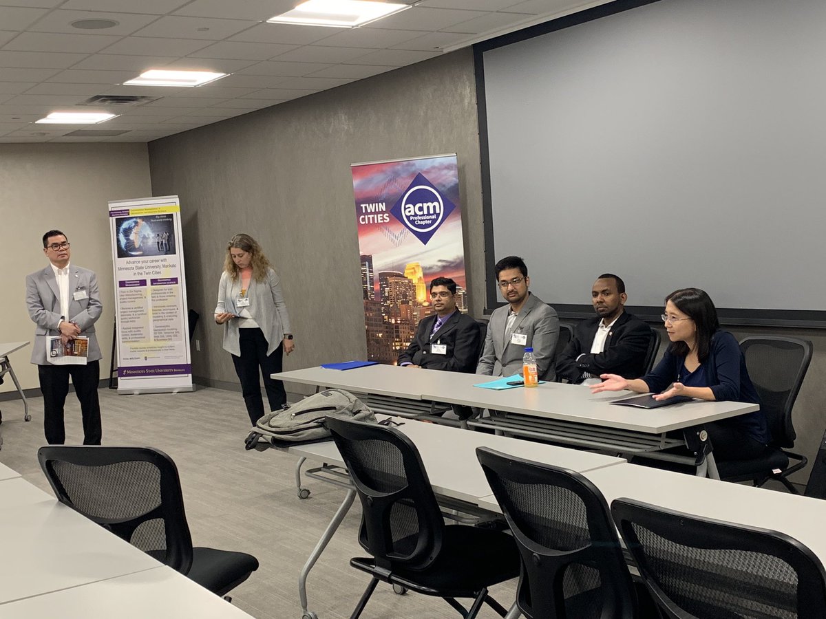 cadscom's tweet photo. Career Readiness moderated by Dr. Halbana Tarmizi &amp; Dr. Dalia Sulieman with panelists, Dr @rbukralia Umanga Poudel, Dr. Ismail Bile Hassan &amp;  Dr. Wei Wei (from left to right) #CADSCOM 2019 https://t.co/Bj2G62AaK4