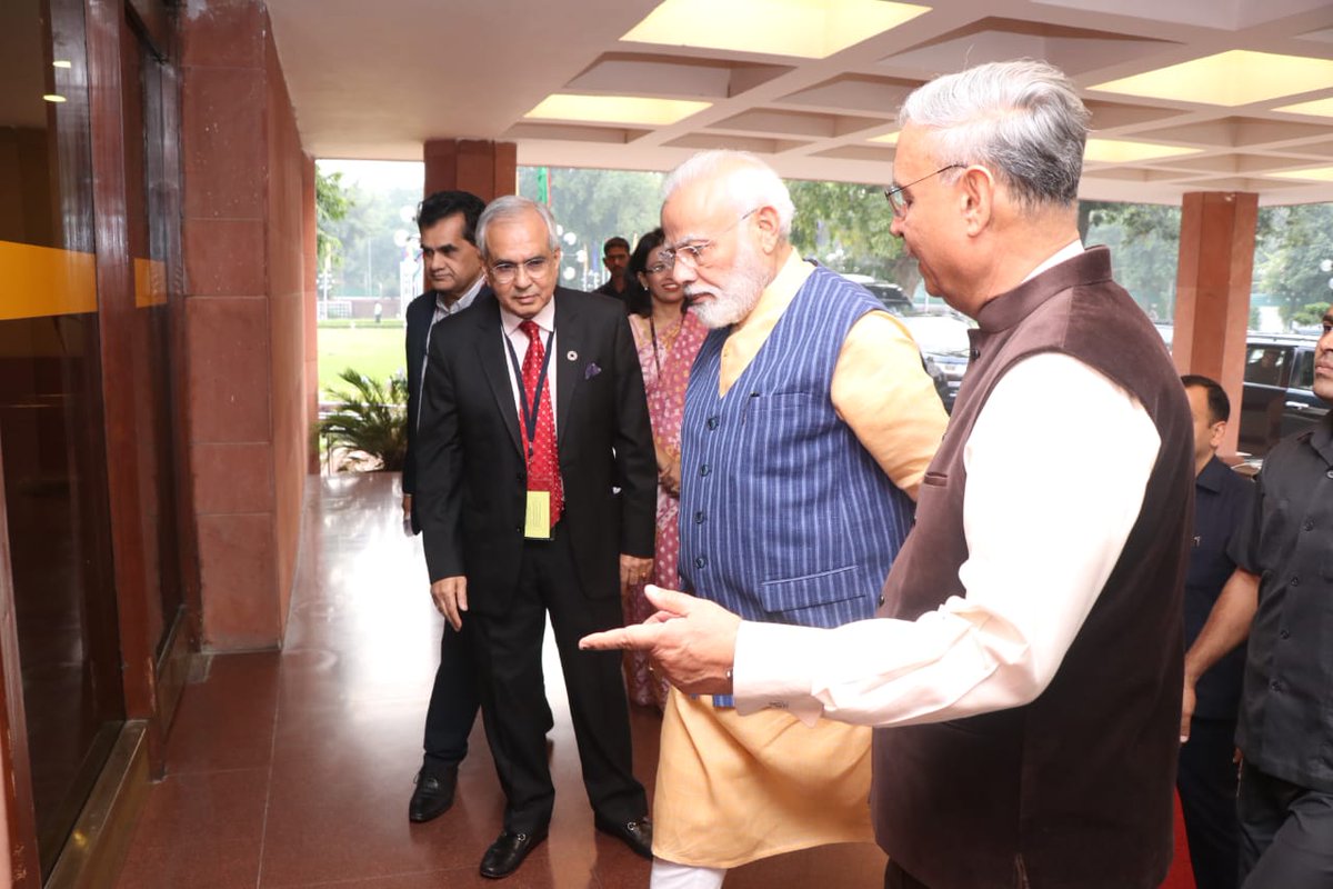 Rao_InderjitS's tweet photo. The 5th #NITILecture Series was organised today at Vigyan Bhavan.
Mr. @DavidMalpassWBG, President @WorldBank gave a keynote address on the role of financial sector in shaping development, in the august presence of Hon'ble PM Mr. @narendramodi &amp; stalwarts of the industry. https://t.co/Hqq7xuF0Vx