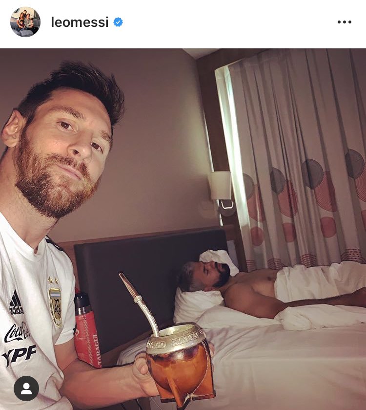 BarcaWorldwide's tweet photo. Lionel Messi: "After I posted that pic, Aguero told me: 'What did you do you son of a b*tch, everyone is calling and texting me now."

I can't anymore😂😂😂😂😂😭 https://t.co/4J2JwTbq9F