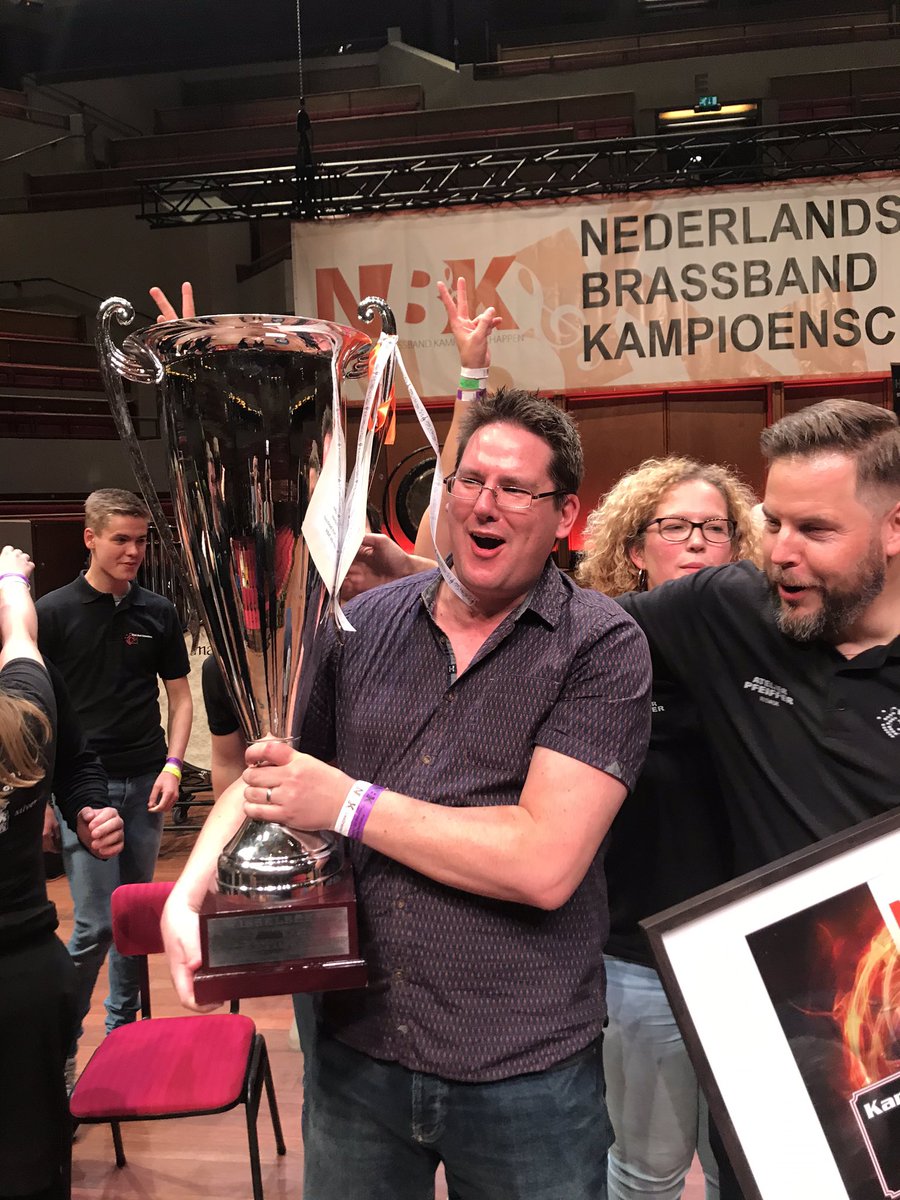 De winnaars in beeld @2019nbk <a href="/BBS_ABC/">BrassBandSchoonhoven</a> kampioen van Nederland!