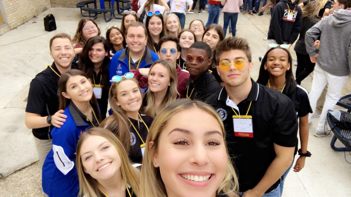 Our SGA student leaders are representing at the SASC conference in Louisiana! Next year, the 2020 Southern Association of Student Councils will be held at our school! #ComeToFloridaSASC #LookingAhead  🦅