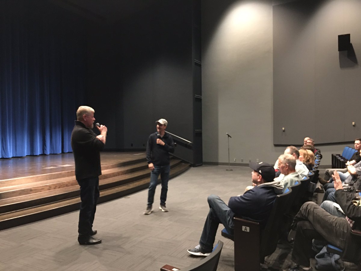 museumofflight's tweet photo. Michael Cudlitz and Michael Sellers with audience Q&amp;A after screening of Return to Hardwick. #Avgeeks #king5 #returntohardwick https://t.co/DPa6eq5ZWD