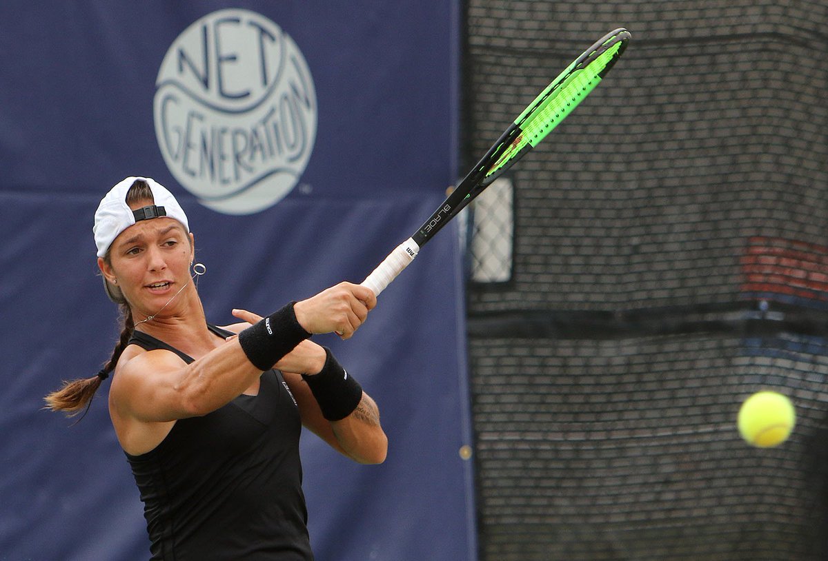 tgrason's tweet photo. Sunday Showdown... @kat_stewie faces @Shelby_Rogers_ in the @USTAMacon80K Singles Final 🏆.   After a week of great tennis, this one should be a slugfest.   Match starts at 12p so come out and catch the action. #tennis https://t.co/DXB5uTZ5gB