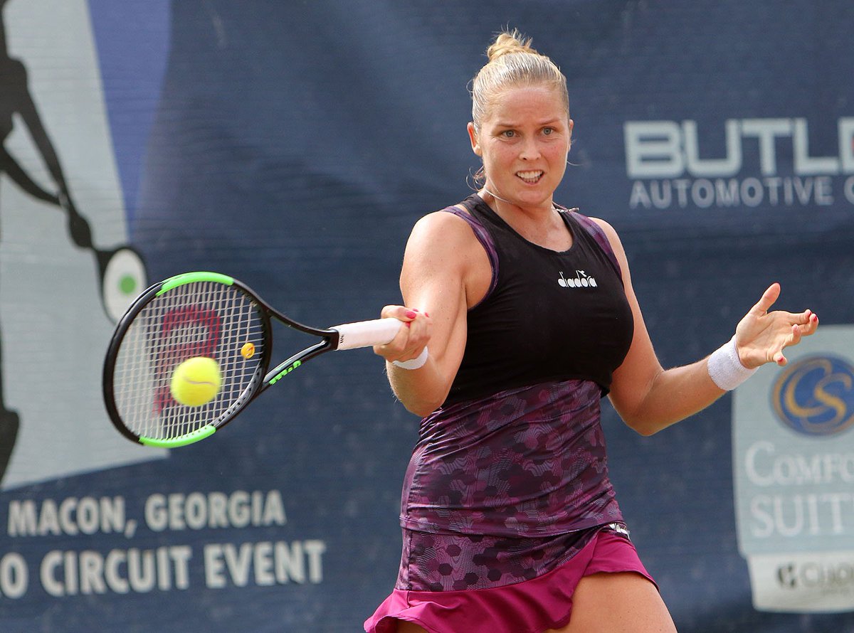 tgrason's tweet photo. Sunday Showdown... @kat_stewie faces @Shelby_Rogers_ in the @USTAMacon80K Singles Final 🏆.   After a week of great tennis, this one should be a slugfest.   Match starts at 12p so come out and catch the action. #tennis https://t.co/DXB5uTZ5gB