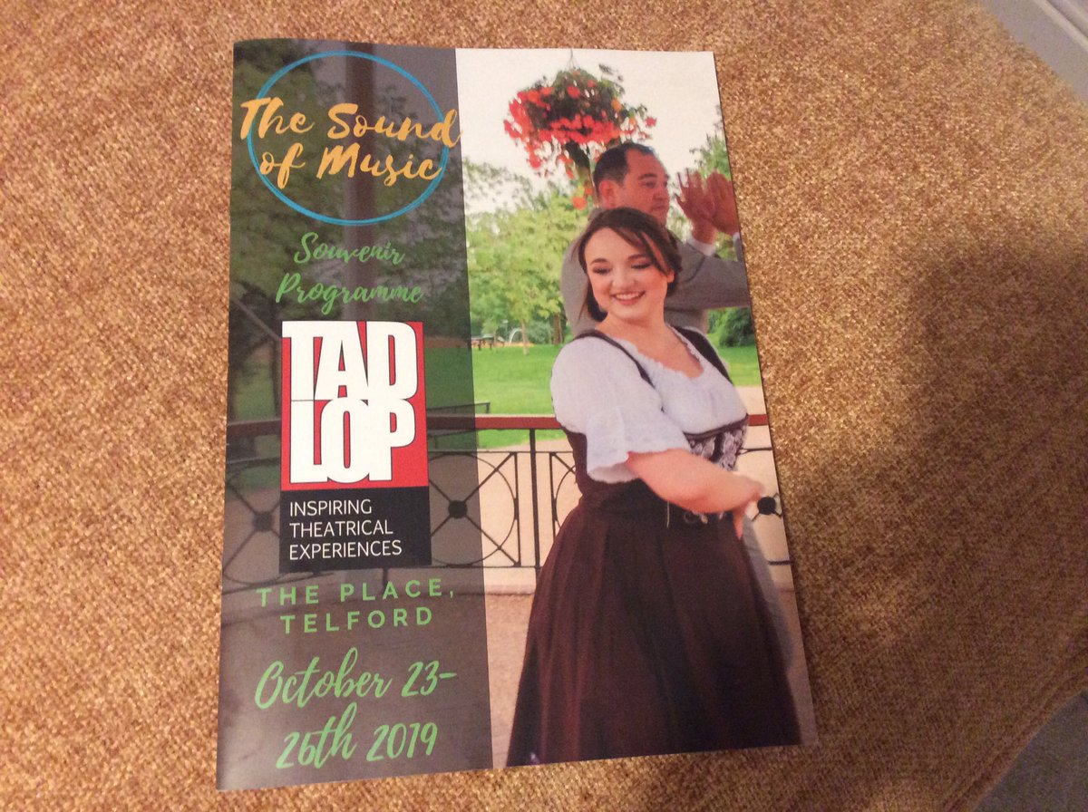 Been to <a href="/TelfordTheatre/">Telford Theatre</a> to watch <a href="/TADLOP1/">TADLOP</a> production of The Sound of Music. Absolutely superb, well done to the entire cast and my niece who played Brigitte. I am a very proud Aunty who doesn’t mind admitting I cried ALOT. #proud 😊😭