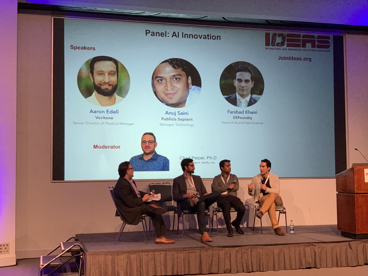 Presenting and attending on AI and ML at IDEAS SOCAL 2019.