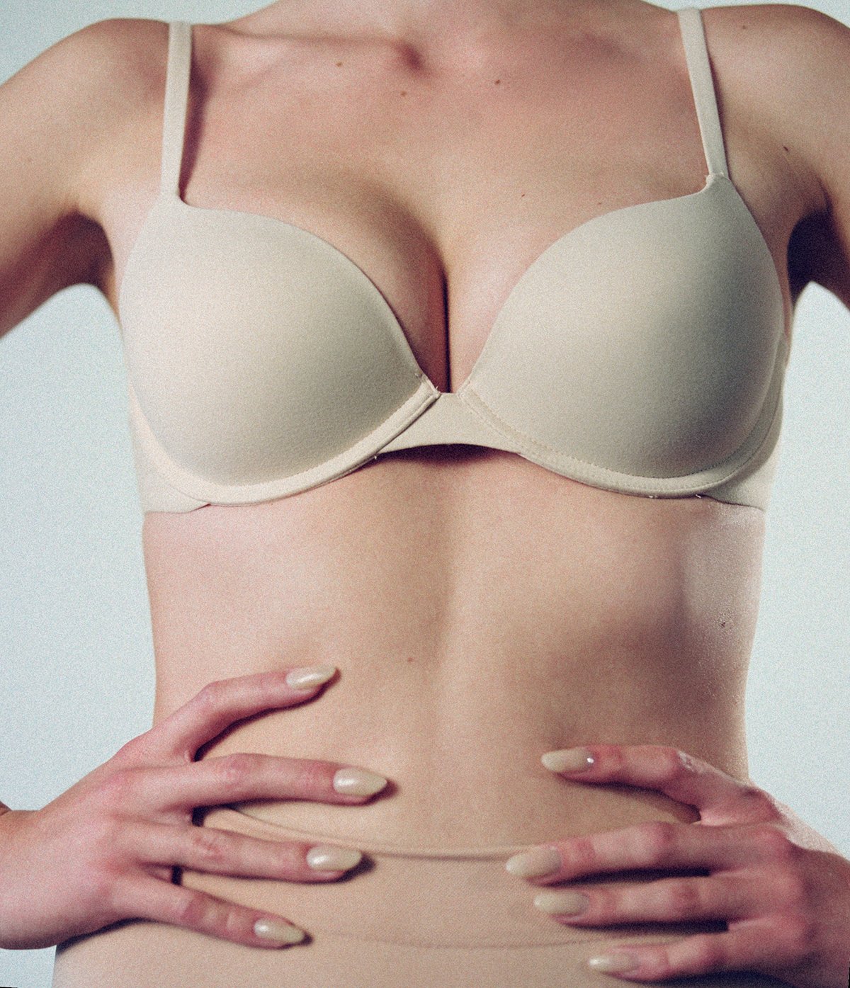 SKIMS on X: The SKIMS T-Shirt Push Up Bra ($56) in Sand - made