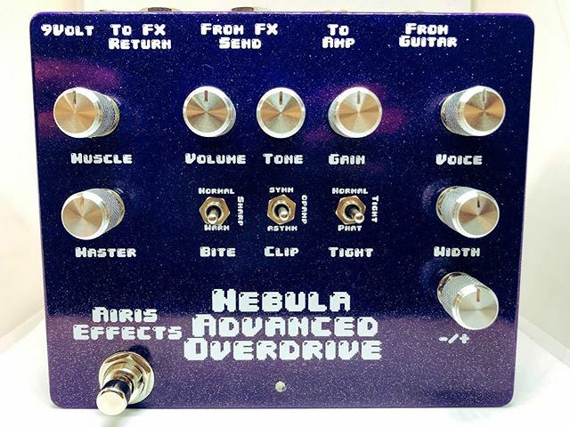 Loving the look of @airis_effects new Nebula Advanced Overdrive, using our skinny aluminum knobs! Hit up the link in his profile for full details ☄️ ift.tt/2MO6TnQ