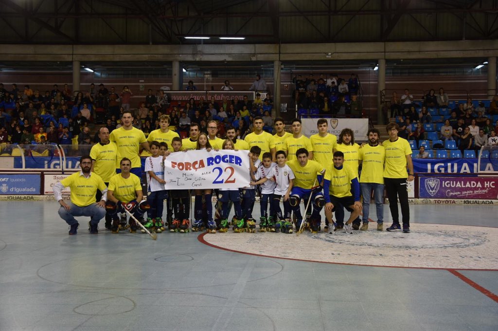 Molt orgullós de formar part de la família igualadina! Gràcies pel recolzament en el partit d’avui, quin gust jugar així a Les Comes! #forçaRoger