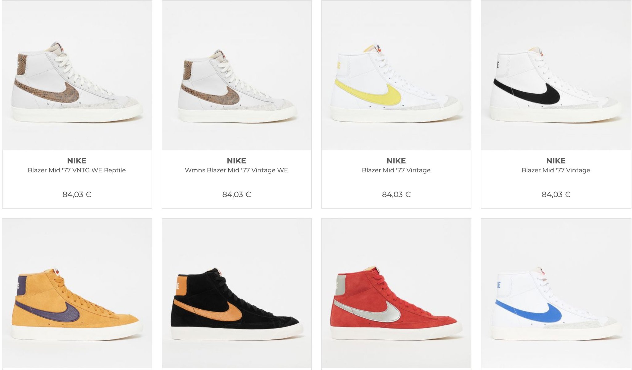 all nike blazer colorways