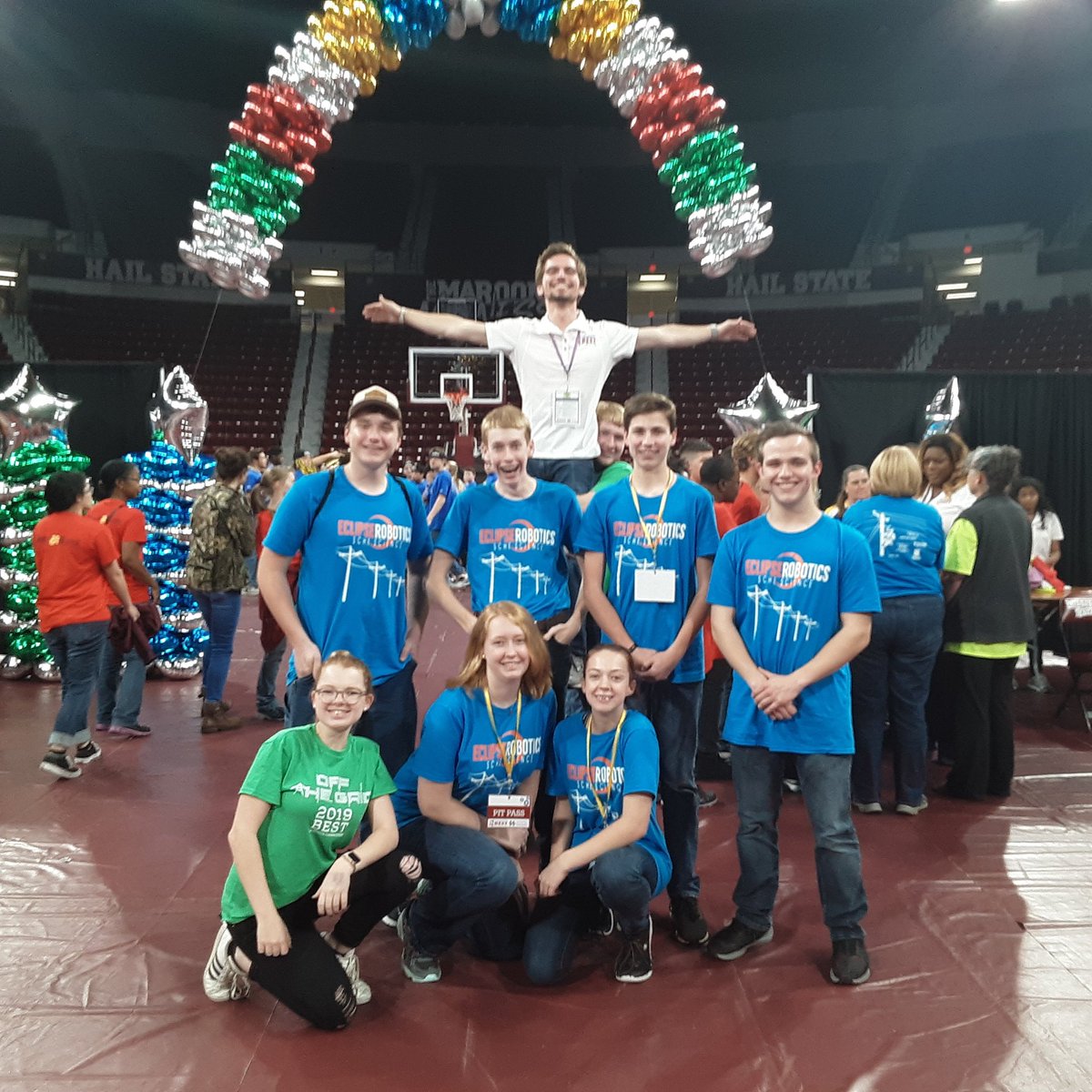 schescience's tweet photo. Third place in the robot division, SCHE is going to Auburn!! @msbestrobotics @bestrobotics #bestrobotics2019 #thanks2bestrobotics #2019offthegrid https://t.co/sEfVlupiGK