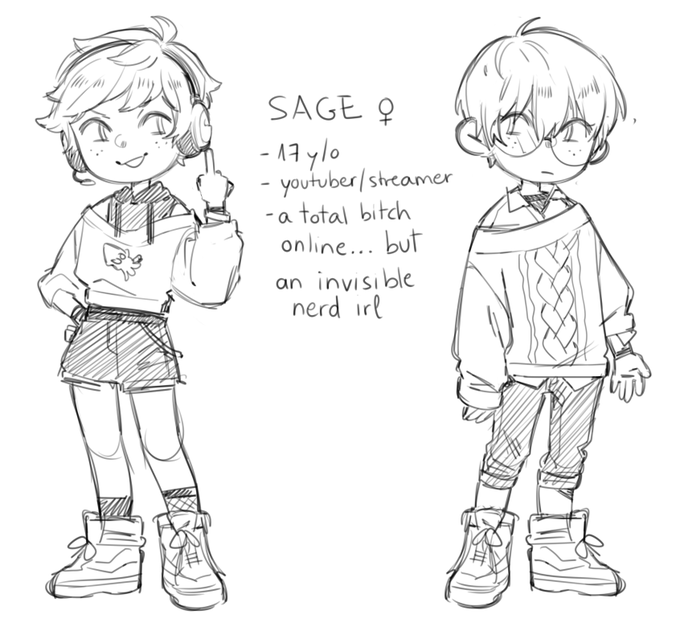 my newest oc- meet sage!! 