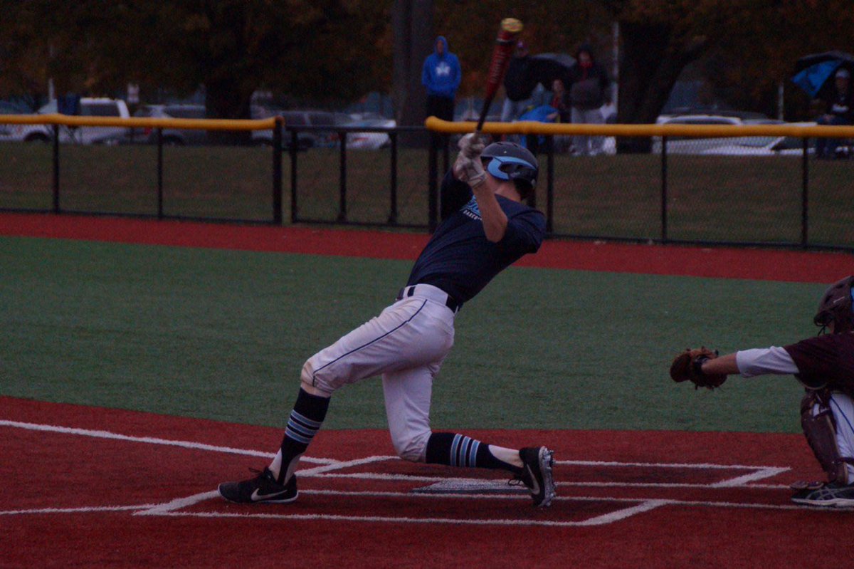 2021 Evin Sullivan letting one eat today in the <a href="/EBFBL/">ExtraBases Fall Ball</a> semi-final walk off. ⚾️💣🍁 Quinn Holt (2021)!goes 4 1/3 IP in the start and Eric Hamilton (2021) snags the W in relief.