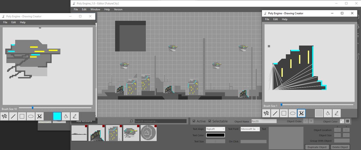 matej_vanco's tweet photo. I would like to share with you my custom 2D engine with integrated visual scripting. After 2 years, I finally achieved user-friendly version and decided to share it with the world. Ladies &amp; gentlemen-Poly Engine 1.0
#engine #software #scripting #2Dengine

https://t.co/xNNmQDYEk0 https://t.co/053XiUhfwU