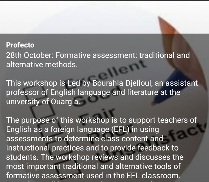 ItmsSkikda's tweet photo. Our Workshops!

express, impress, and progress 
#Itmsskikda #itmsconference #fulbright #amideast #Acag #training #workshops #skikda https://t.co/10LlpBypBk