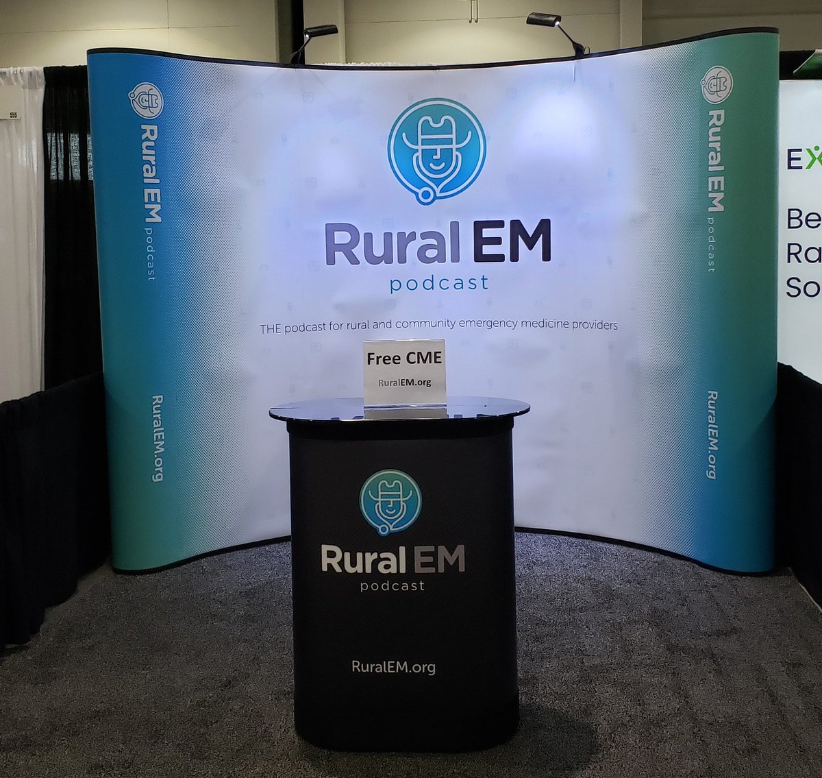 For all those at #ACEP19, come visit our booth! We are booth 556. We are one aisle to the left of the "brew park."

Come by and say hello, we love meeting our listeners!