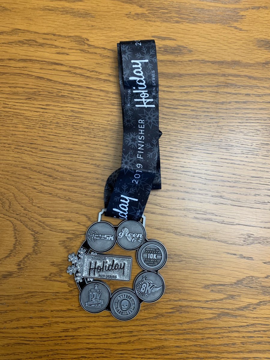 RunWizardRun's tweet photo. Ran the Monster Mash 10K this morning. Earned my race medal, and series medal, for running my 3rd race this year. 

#runner #houstonrunner #texasrunner #running #houstonrunning #houstonrunningcompany #texasrunning #HoustonHolidaySeries #5K #10K #Halloween #MonsterMash https://t.co/UERijzP2O8