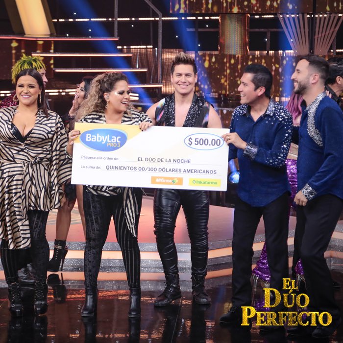 #ElDúoPerfecto 💎 ¡LOS MEJORES DE LA NOCHE! <a href="/SandraMuente/">Sandra Muente</a> y <a href="/shantisworld/">Shantall</a> junto a <a href="/BraulioChappell/">Braulio Chappell</a> y <a href="/angelofukuyperu/">Angelo Fukuy</a> se convierten en “Los Dúos de la Noche” 🏆 Gracias por acompañarnos 😍 ¿Qué te parecieron las duplas de esta noche? ¡Nos reencontramos la próxima semana! ❤