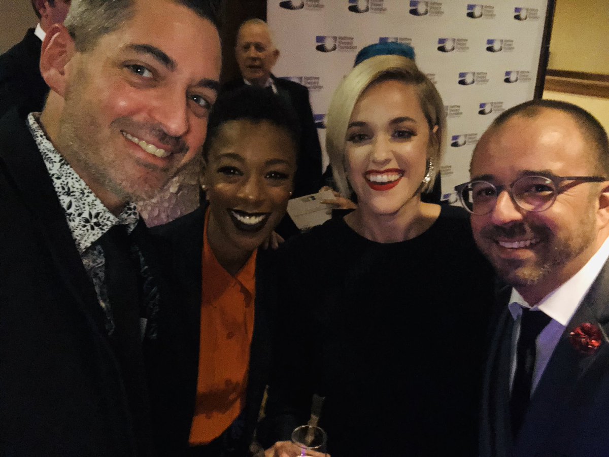 NSchlaikowski's tweet photo. Loved meeting @samirawiley and her amazing wife!!!
#couragemke #matthewshepardfdn https://t.co/94d3Un56rz