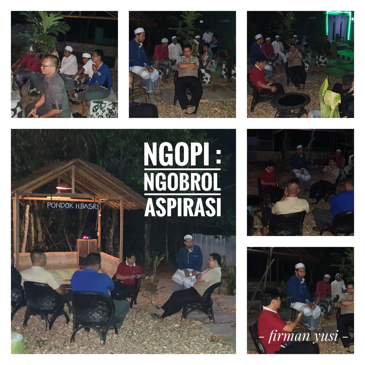 NGOPI : Ngobrol Aspirasi. Tadi malam berjumpa dan berdiskusi dgn sahabat di Cafe Hijrah. Posisinya ada di perbatasan Desa Barimbun dan Desa Tanta, Kab. Tabalong. Produktif sekali dengan bidang ketenagakerjaan yg menjadi topik mayoritas bahasan.
#ayolebihbaik
#berkhidmatuntukbanua