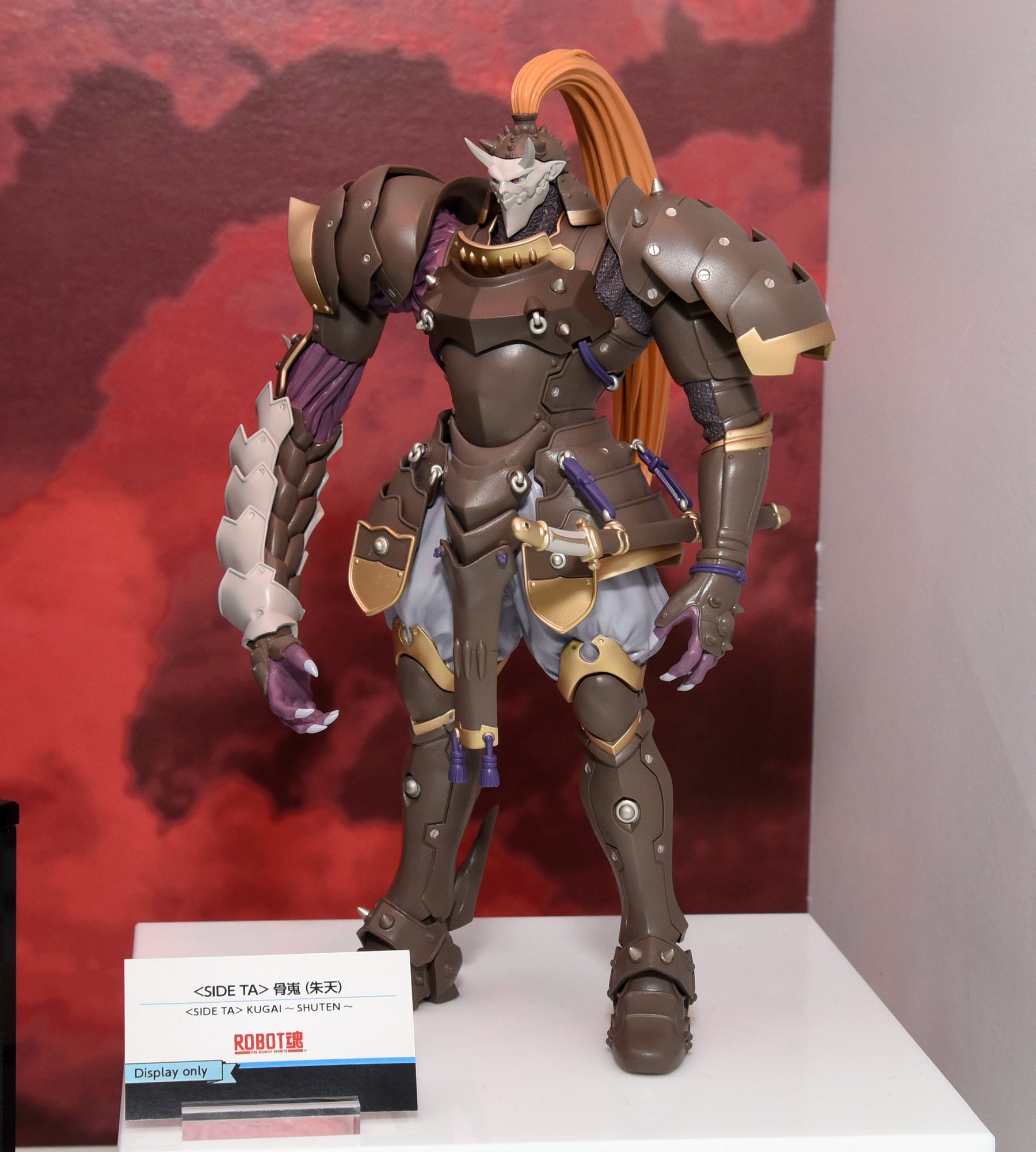 魂ネイションズ公式 魂フィ ニチアサ なう 本日まで開催のtamashii Nation 19にて Robot魂 ガサラキ シリーズを展示 Robot魂 Side Ta 壱七式戦術甲冑雷電 一般店頭にて発売決定です さらに 骨嵬 朱天 も参考出展 イベント情報