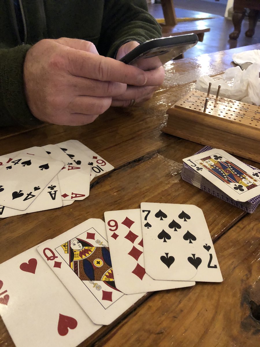 Cribbage night with Mr Prindle.  #mathstrategy