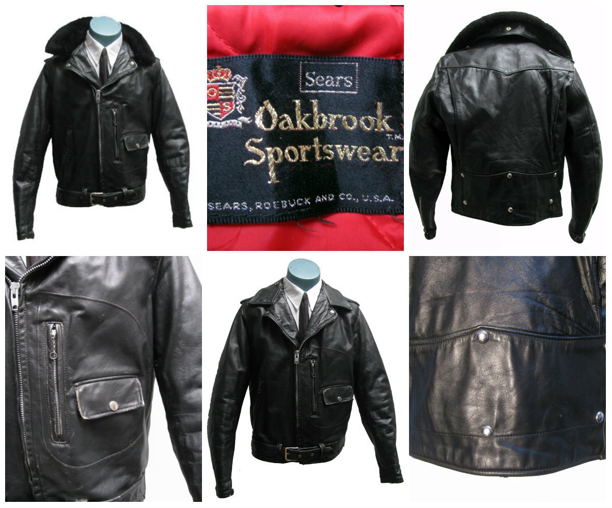 atomicfireballz's tweet photo. Vintage 1960s Sears Oakbrook D Pocket #BlackLeatherMotorcycleJacket #vintagemotorcyclejacket #vintageleatherjacket #vintageclothing 

Vintage 1960s Sears Oakbrook D Pocket Black Leather Motorcycle Jacket with Detachable Faux Fur Collar Made in USA Will Fit Mens Size X Large https://t.co/ZKckL11Bmn