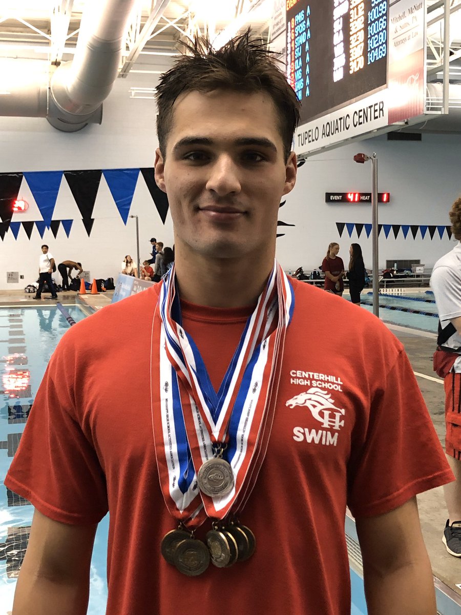 TweetDCS_CHHS's tweet photo. To say we are proud of this senior is an understatement! Taylor Williams (on his last swim as a mustang) broke his own State Record and wins gold for the 4th straight year in the Breast Stroke! 🏊🏻‍♂️🏅🏅🏅🏅-To date he has 7 State Championships and 1 State Runner Up as a Mustang! https://t.co/Q83bIlFINf