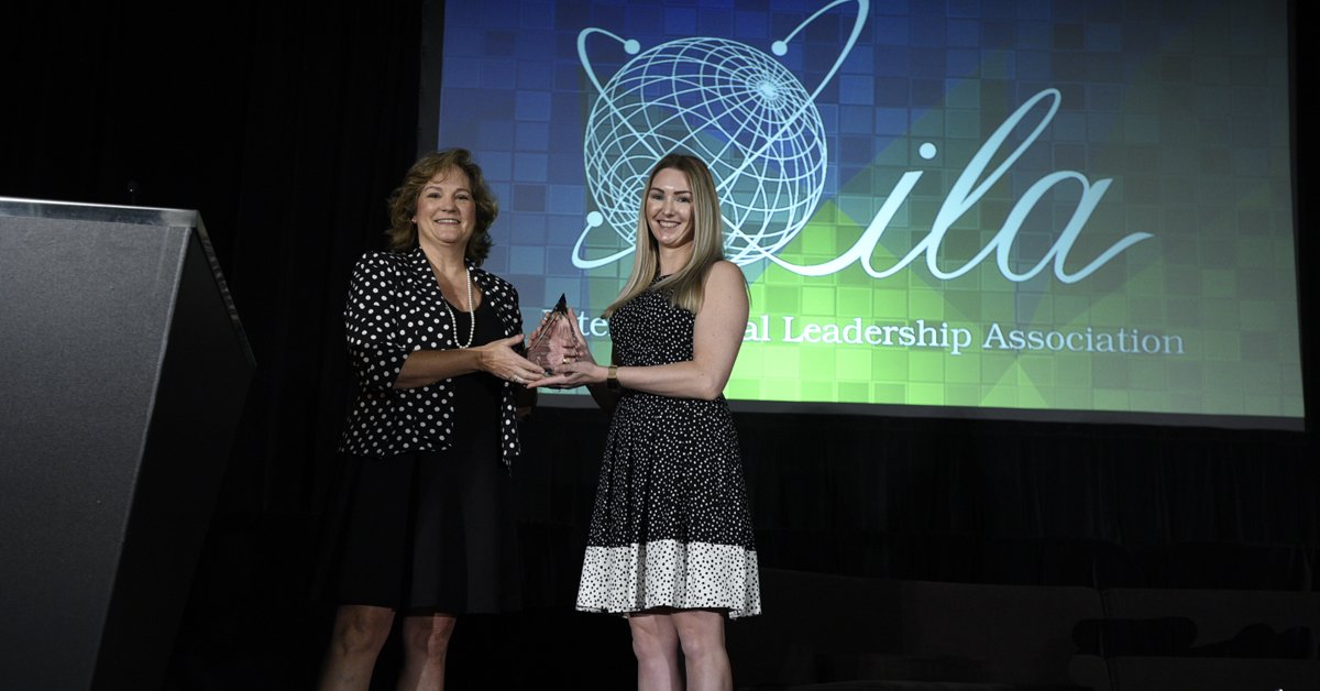 The_ILA's tweet photo. #ILA2019Ottawa #FavoriteMemories 2 
Awards recognizing emerging scholars. Congratulations again to  @CatherineFah @KelloggSchool  @DublinCityUni on the Jablin Dissertation Award and  @SamPenney7 @LHH_Global @smuhalifax winner of the Clark Student Paper Award. https://t.co/fvcmbCjVxB