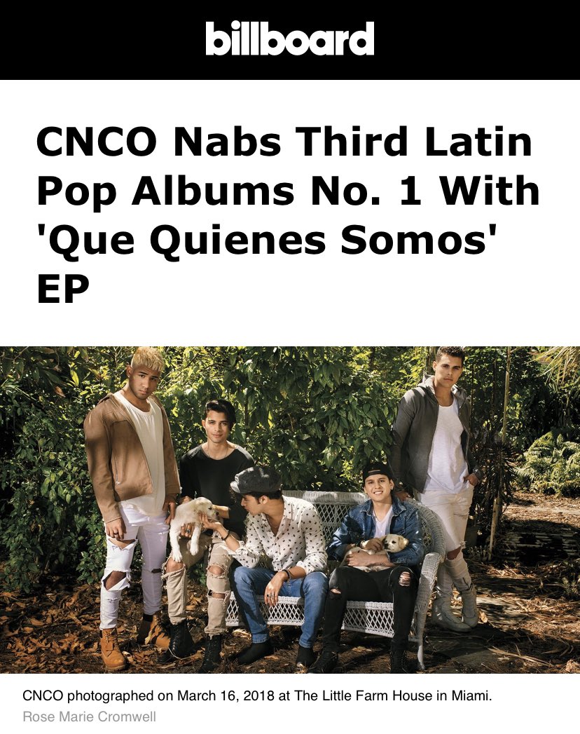 Congrats  to <a href="/CNCOmusic/">CNCO</a> and the entire team. 

Amazing experience having you over at our studios.and working with you