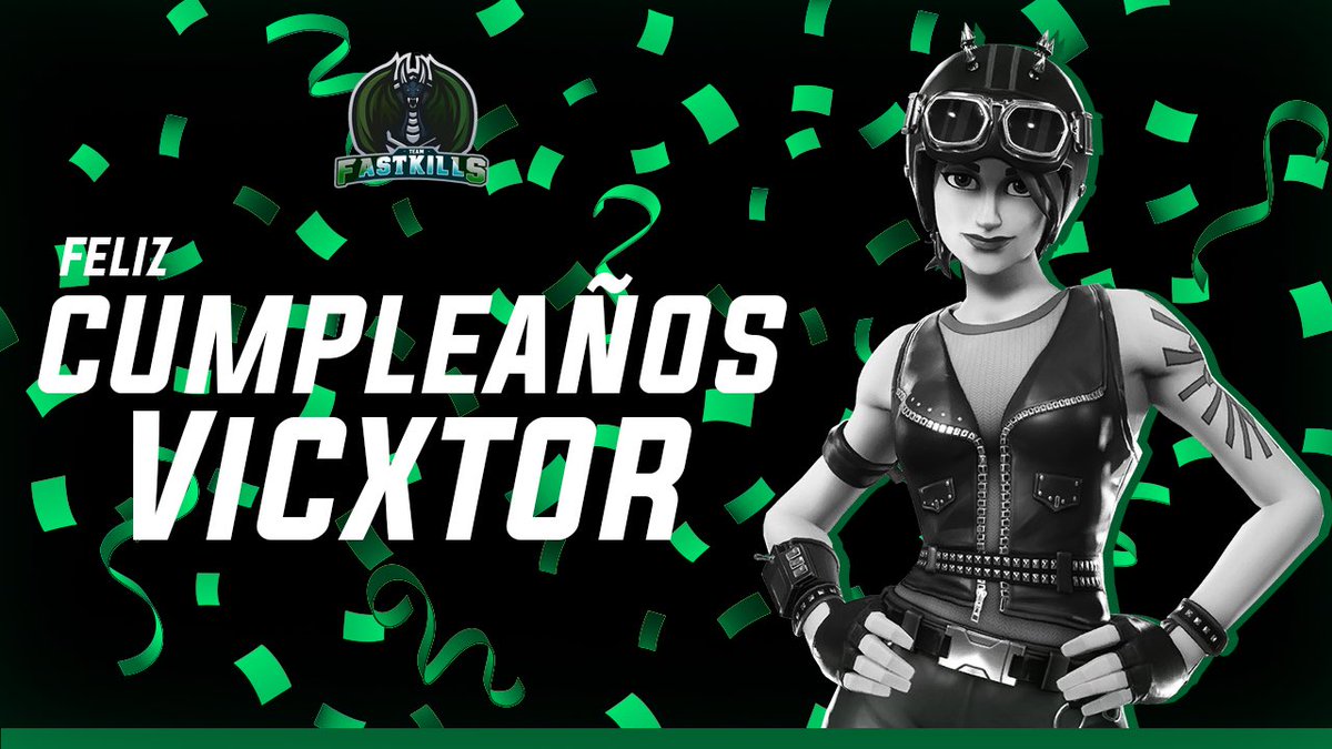 FasTKillsTeam's tweet photo. ¡Feliz cumpleaños Vicxtor! 🥳

Que lo pases en grande y que cada instante vivido sea de alegría!  💚

Gracias por todo lo que has logrado dentro del equipo! 🐉 https://t.co/mL736ijMVV