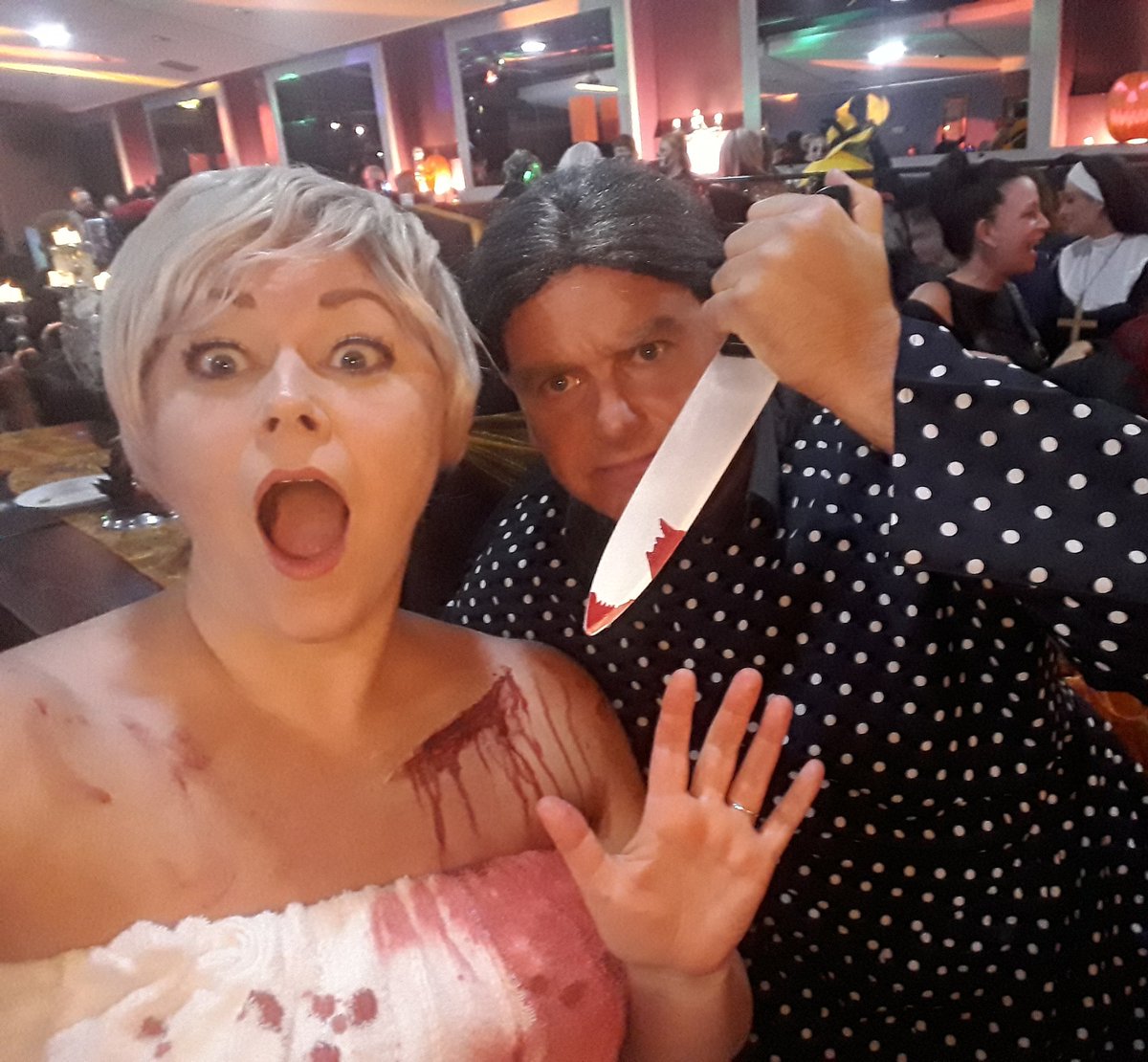 AnnexeFreelance's tweet photo. Love a bit fancy dress me! #Psycho #MarianandNorman #FancyDress https://t.co/HcFVH5FQ4o