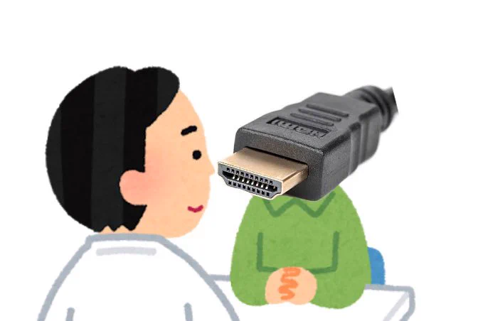 お医者さんの診察を受けた結果？HDMIと診断されたwww