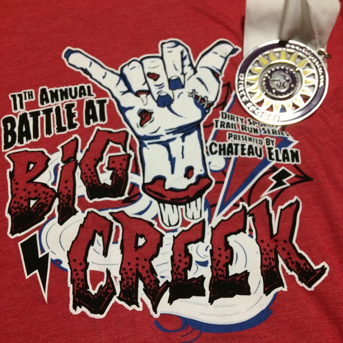 tynes_group's tweet photo. Great 10.3 mile trail race today by @DirtySpokes1 Well organized, well marked, shirts for guys and gals (not unisex), &amp; fun trail (I love rocks!). Even got 3rd in my age group. 
#trailrunning #rungeorgia #dirtyspokes https://t.co/lq3UDQUAgZ