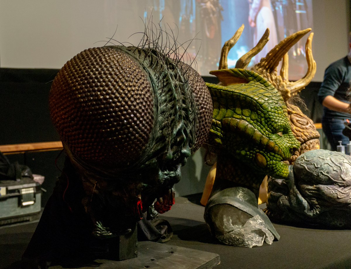 TheGreatGeneraI's tweet photo. @NHM_London Thanks to @Millennium_FX (#CharlieBluett & #TimBerry) and Richard Sabin for the talk @NHM_London. It was great to see the #Judoon animatronics at work for the upcoming #DoctorWho Series 12. #NHMLates #prop @bbcdoctorwho https://t.co/qXEAHpUika