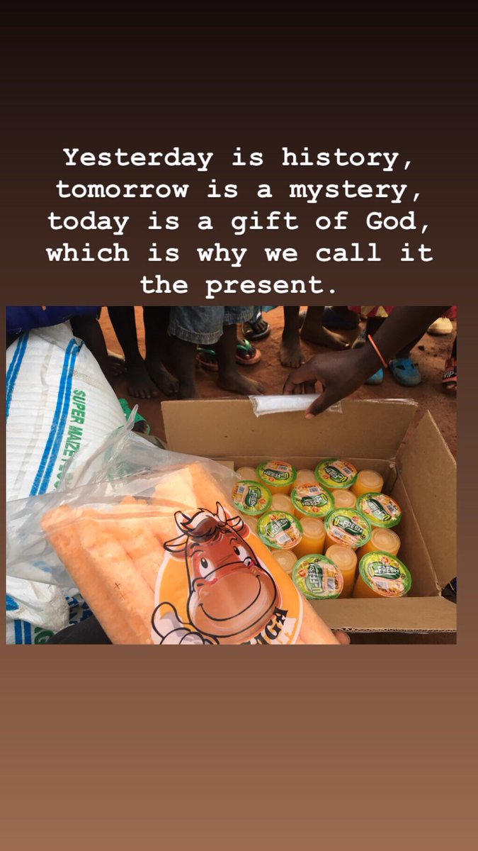 HopeUganda2's tweet photo. Glory be to God Yesterday is history, tomorrow is a mystery, today is a gift of God, which is why we call it the present.
#MexicoGP #Strictly2019 #Sweden #USA #CaliforniaFires #Canada #pocker #help #love #sponsor #family #church #godpel https://t.co/wnIvjzrh0A