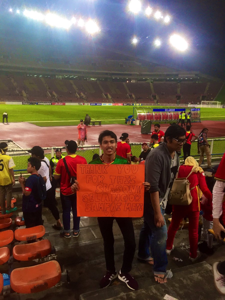 Thank you @FASelangorMy . Great season. Inshaallah tahun depan kita buat lebih baik. ❤️💛 #KitaAdalahSatu #SelangorPower