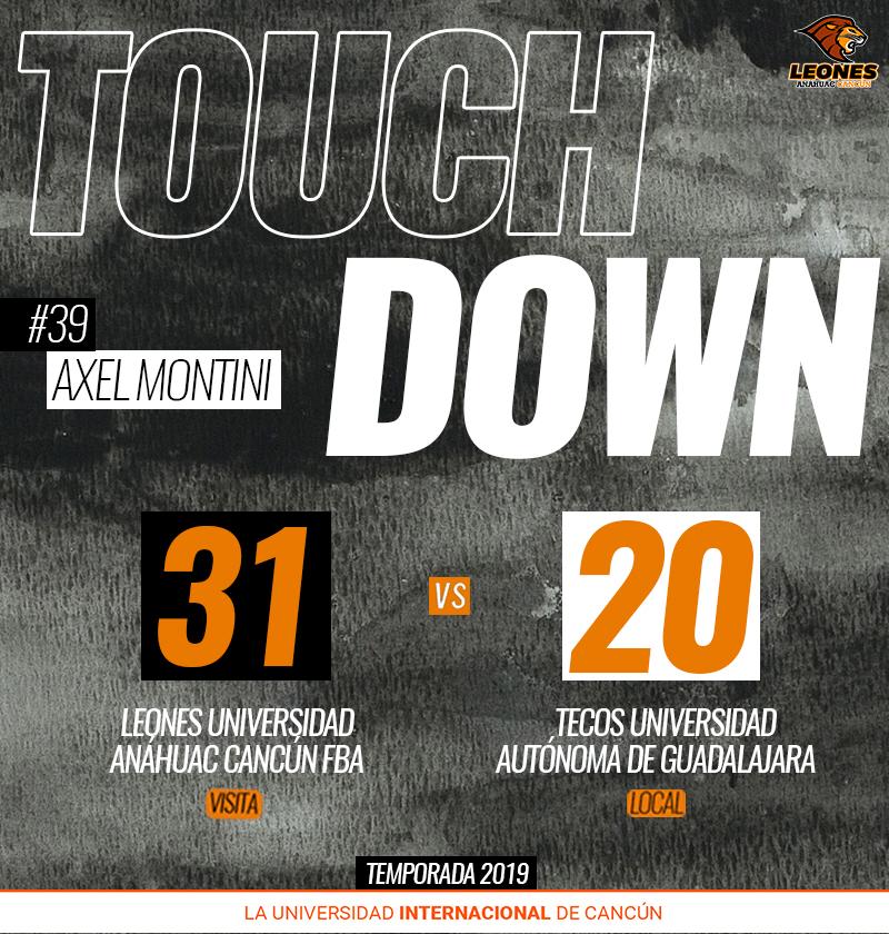 AnahuacCancun's tweet image. ¡Otro touchdown de Axel Montini!
#KeepRoaring
#HungryForGlory
#LiderazgoDeportivo
🔶Somos Anáhuac, la Universidad Internacional de Cancún