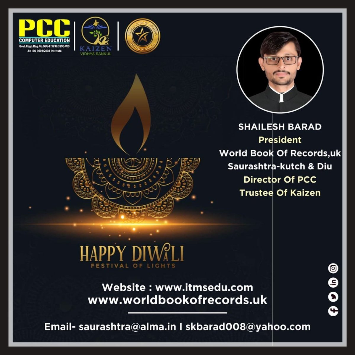 ShaileshBarad15's tweet photo. Happy Diwali https://t.co/0CVxx7GG8G