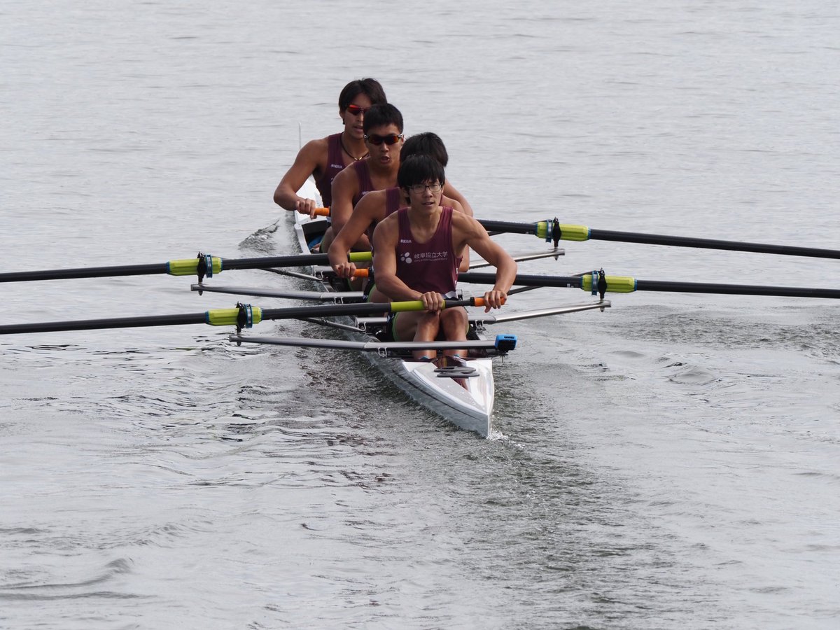 makotode5's tweet photo. 全日本新人選手権　男子舵手付きフォア準決勝
岐阜協立大学

E-M1X+M.ZD300mm F4.0 IS PRO×2 https://t.co/PFHk4RWa4L