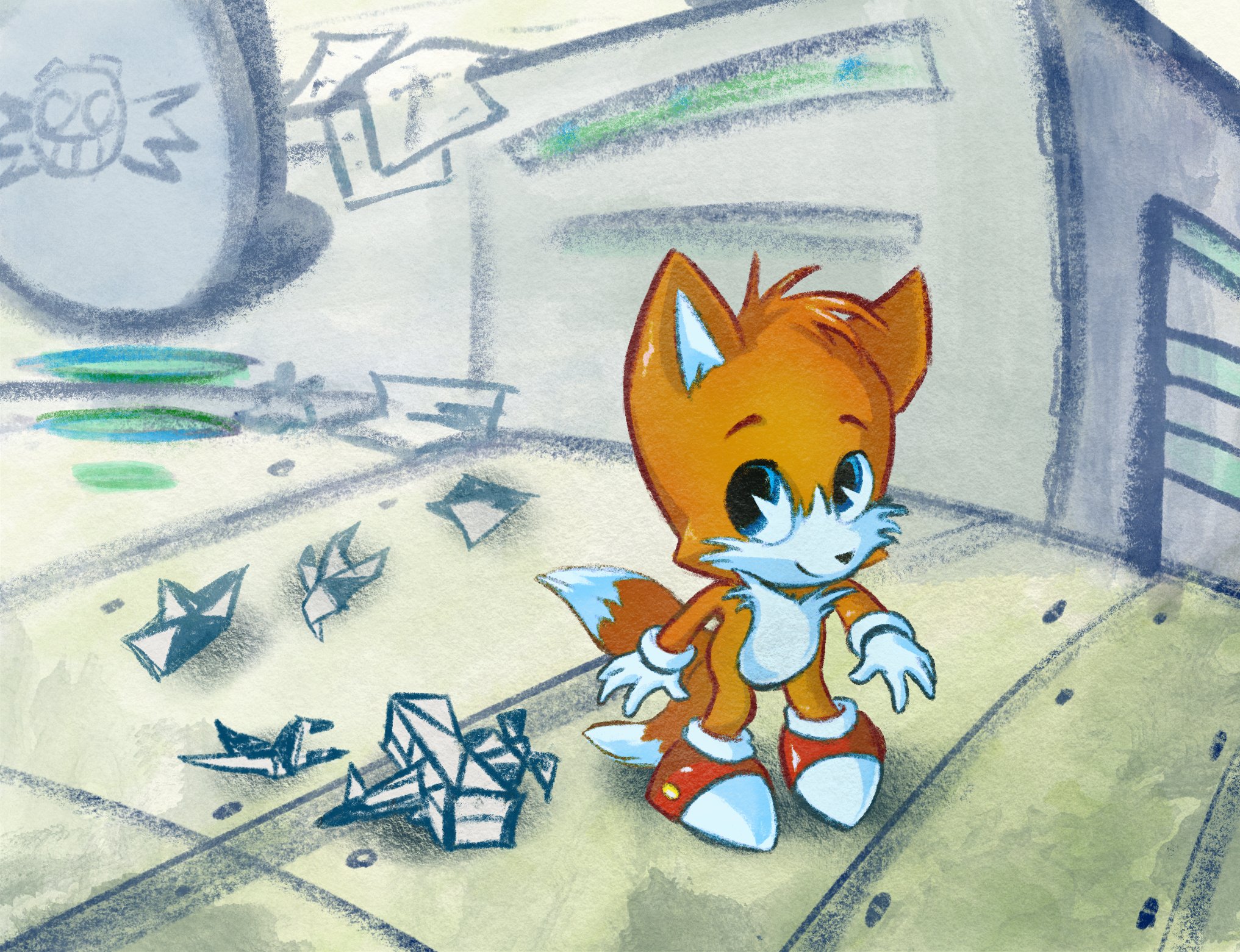 Cute baby tails from sonic the hedgehog