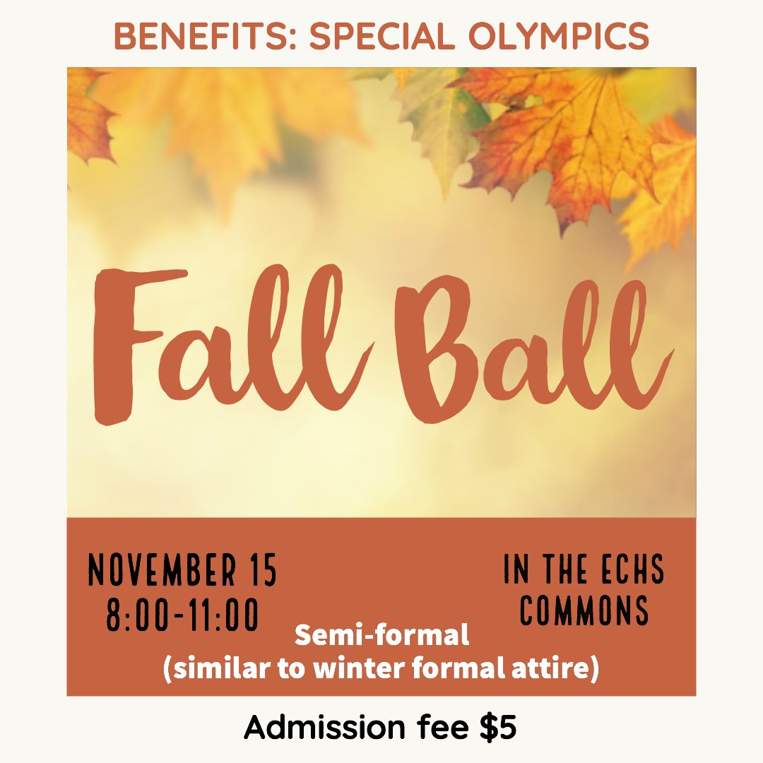 Invite your friends to come support our Special Olympics team at the new #fallball!