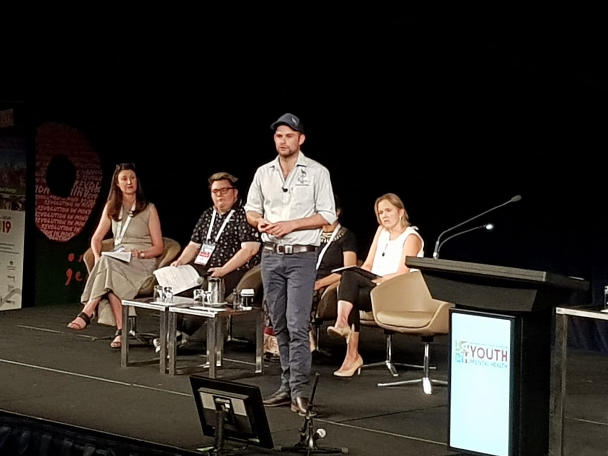 ReachOut Australia (@reachout_aus) on Twitter photo We're at #IAYMH2019. The amazing Ben Brooksby <a href="/The_NakedFarmer/">The Naked Farmer 🌾</a> who we love working with - "it takes guts to get your gear off and guts to talk about mental health". And our very own Louisa Welland on peer support and providing safe, stigma free spaces. #youthmh We're at #IAYMH2019. The amazing Ben Brooksby <a href="/The_NakedFarmer/">The Naked Farmer 🌾</a> who we love working with - "it takes guts to get your gear off and guts to talk about mental health". And our very own Louisa Welland on peer support and providing safe, stigma free spaces. #youthmh